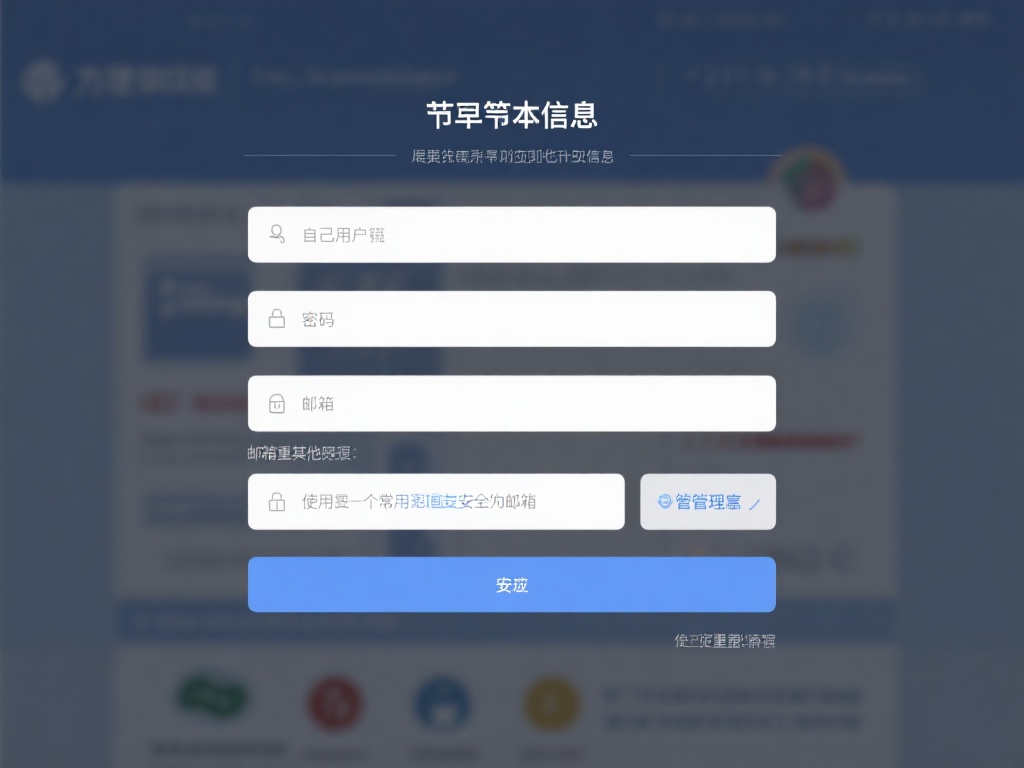 填写基本信息：根据提示，填写你的用户名、密码、邮箱