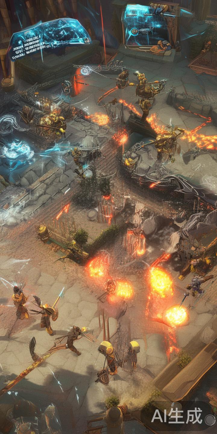 战术应用：在实战中，玩家利用美杜莎的技能进行持续压